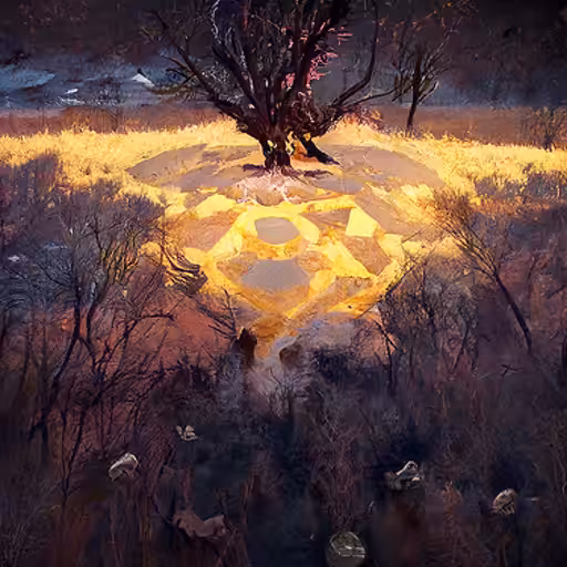 Landscape Tarot: Ace of Pentacles #4