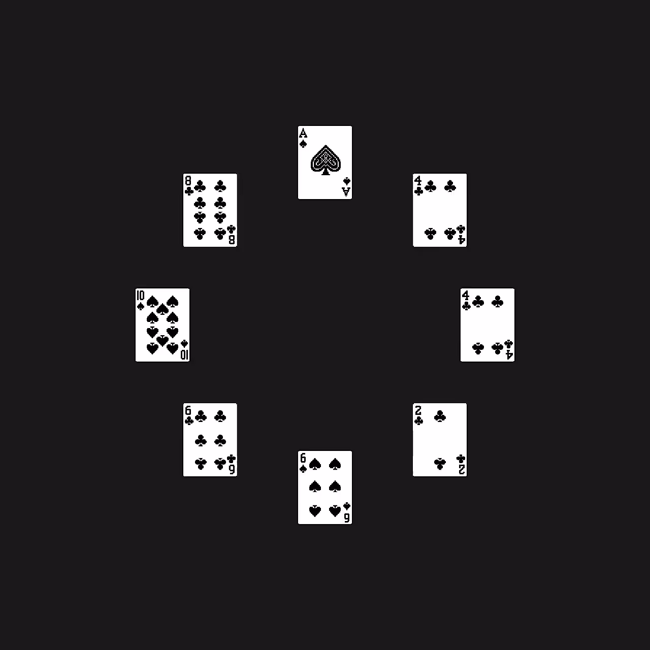 Solitaire - No.3 - Black Bloom Shuffle
