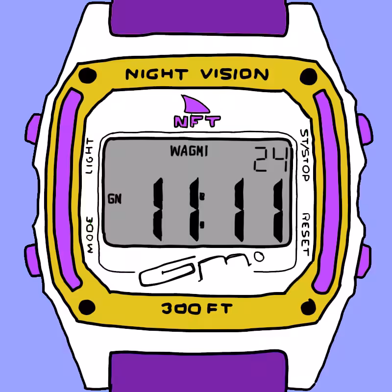 Make a Wish NFT Watch - Colorway #37