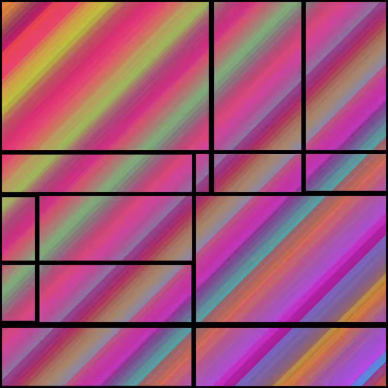 Stacked Mondrian #24