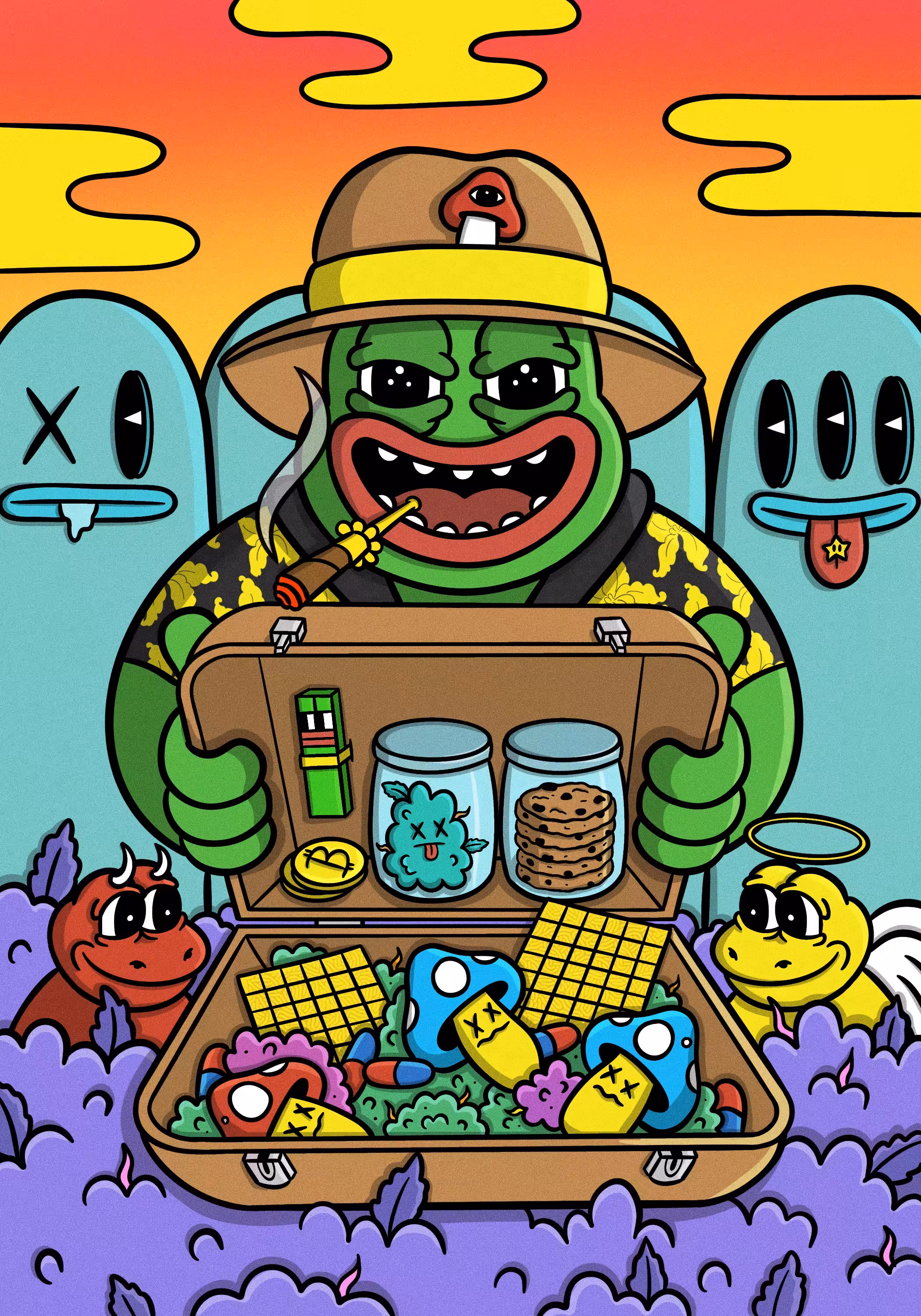 Trippy Dealer Pepe 