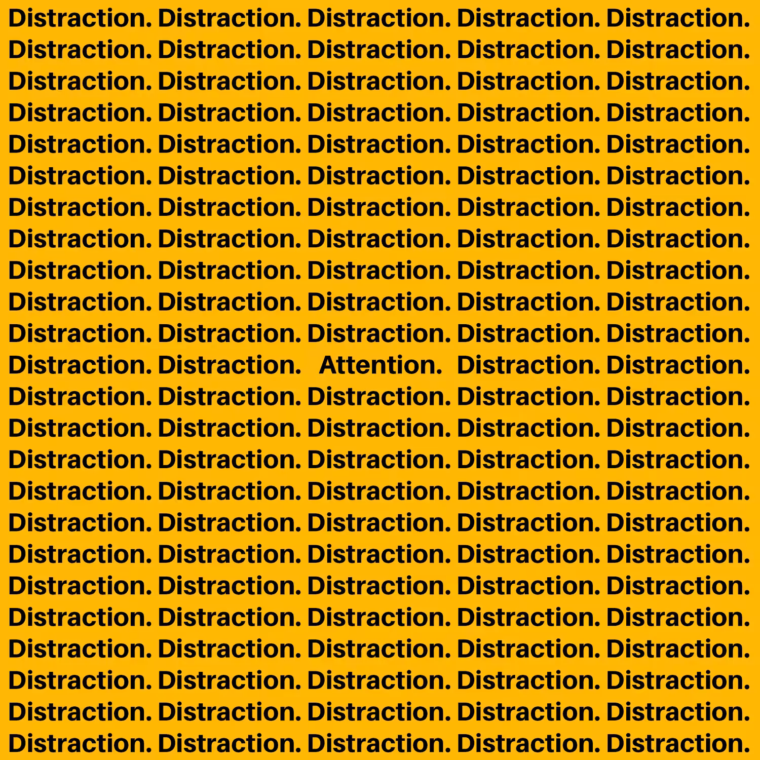 Attention.