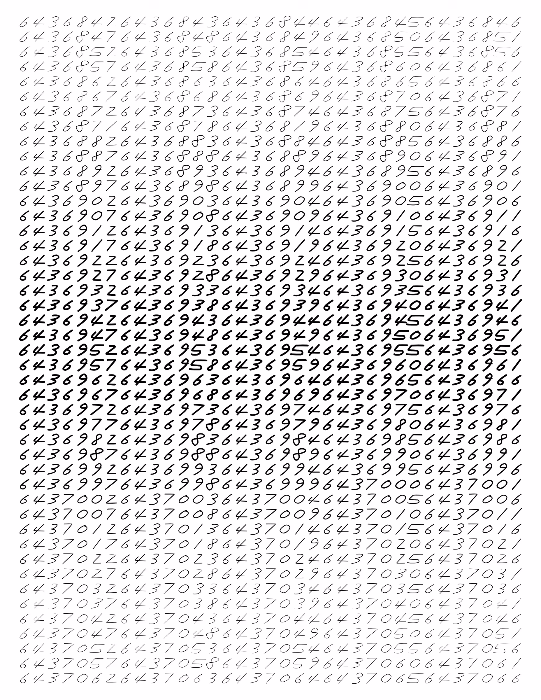 Endless (5,607,250 to Infinity) #2844