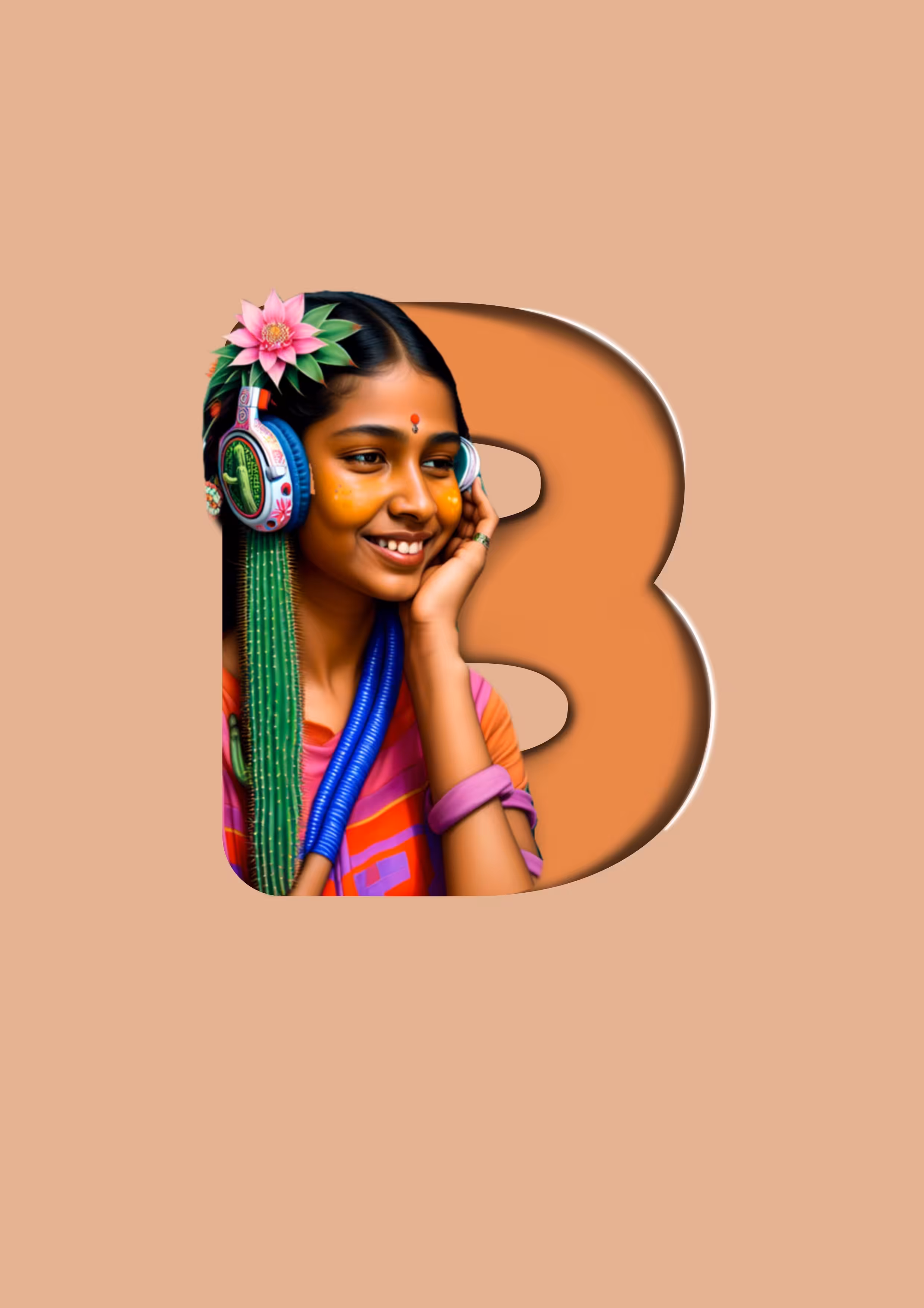 B