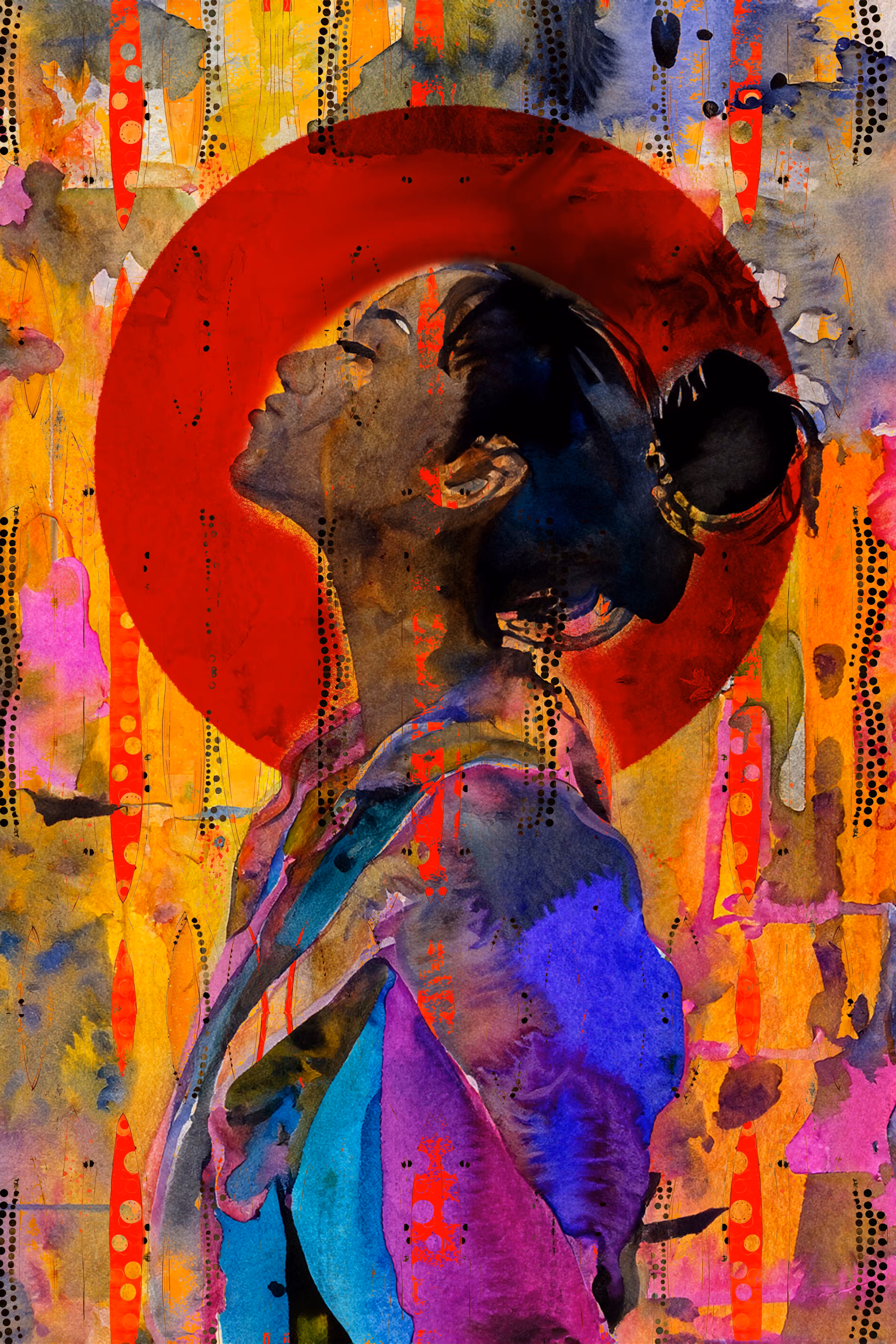 When art has a voice by @TheSamosaRani and @Blue2black 