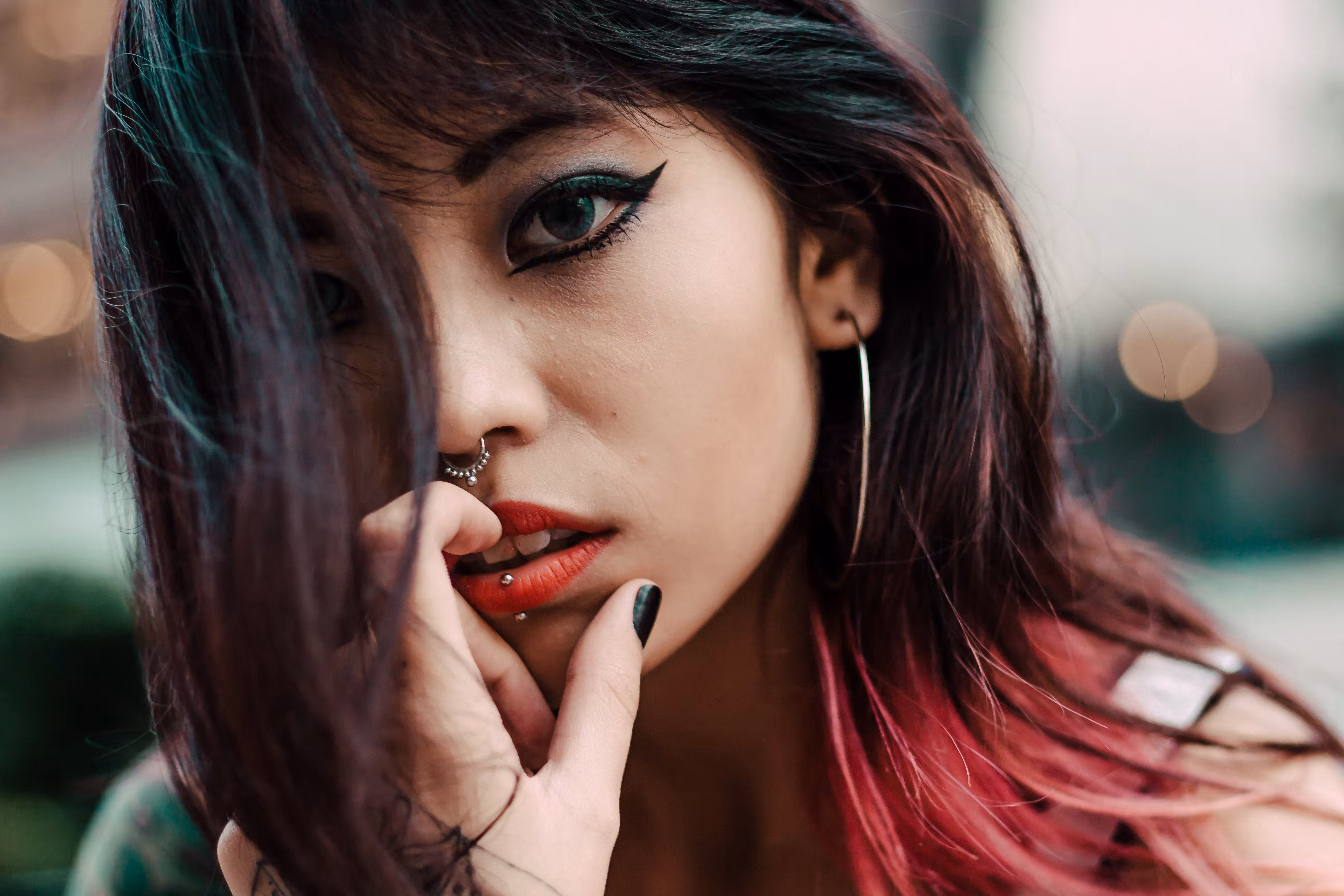 Red lips