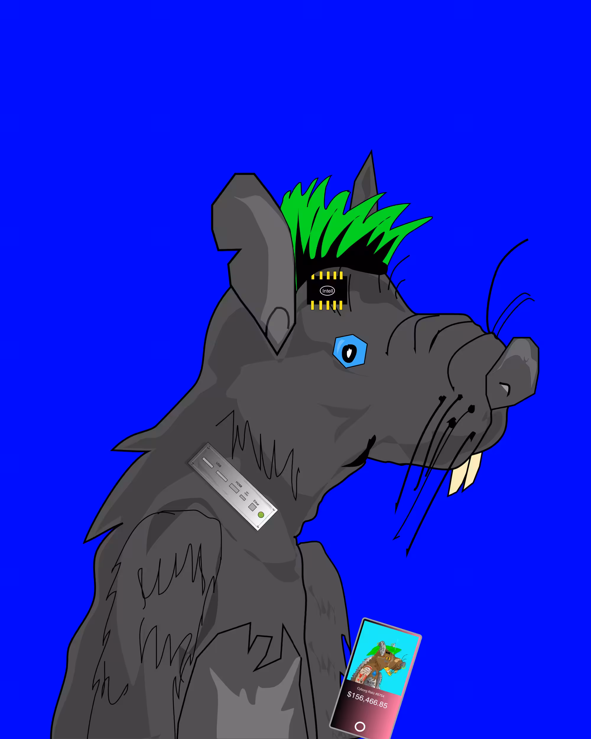 🤖 Cyborg RATZ 🐀 #408