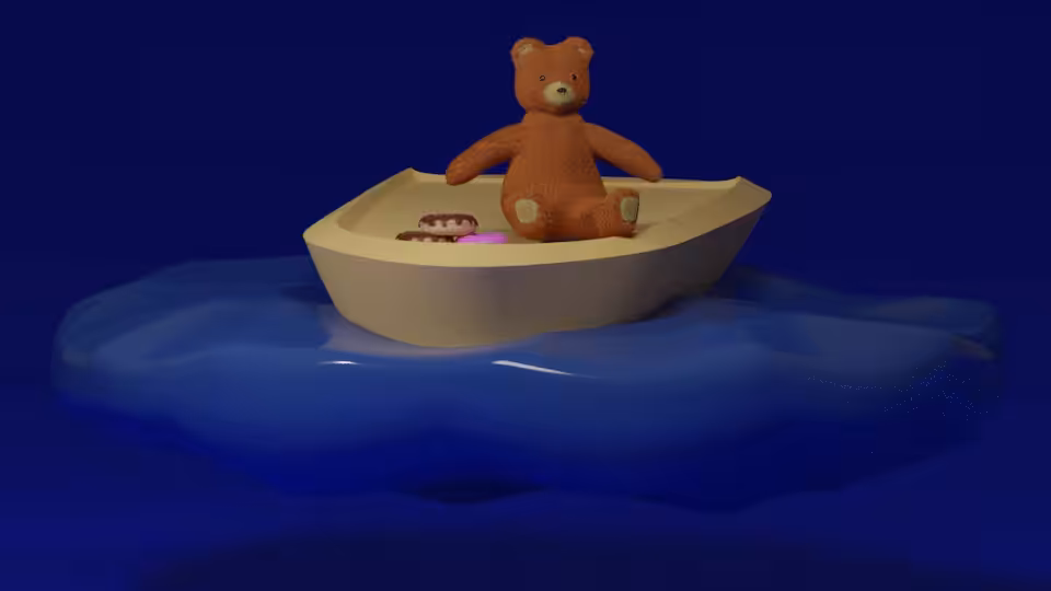 Floating Bear