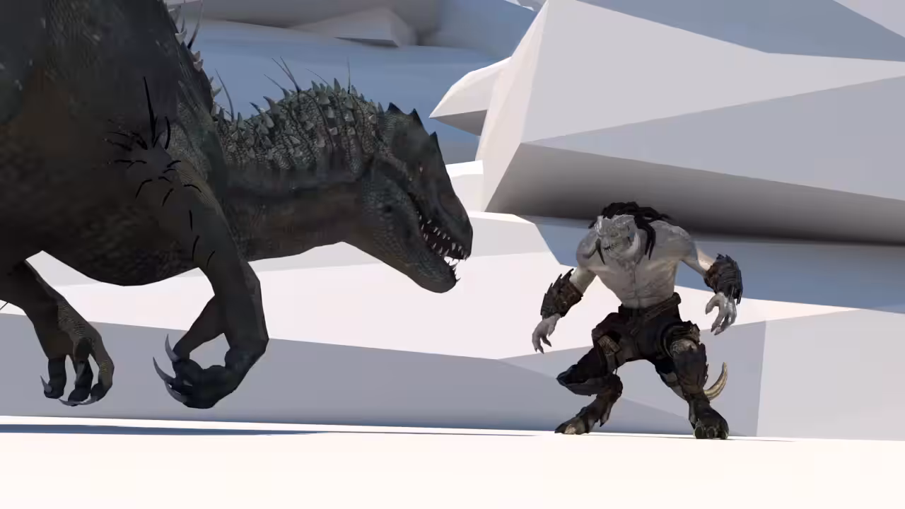 The idominus Rex power roar !!