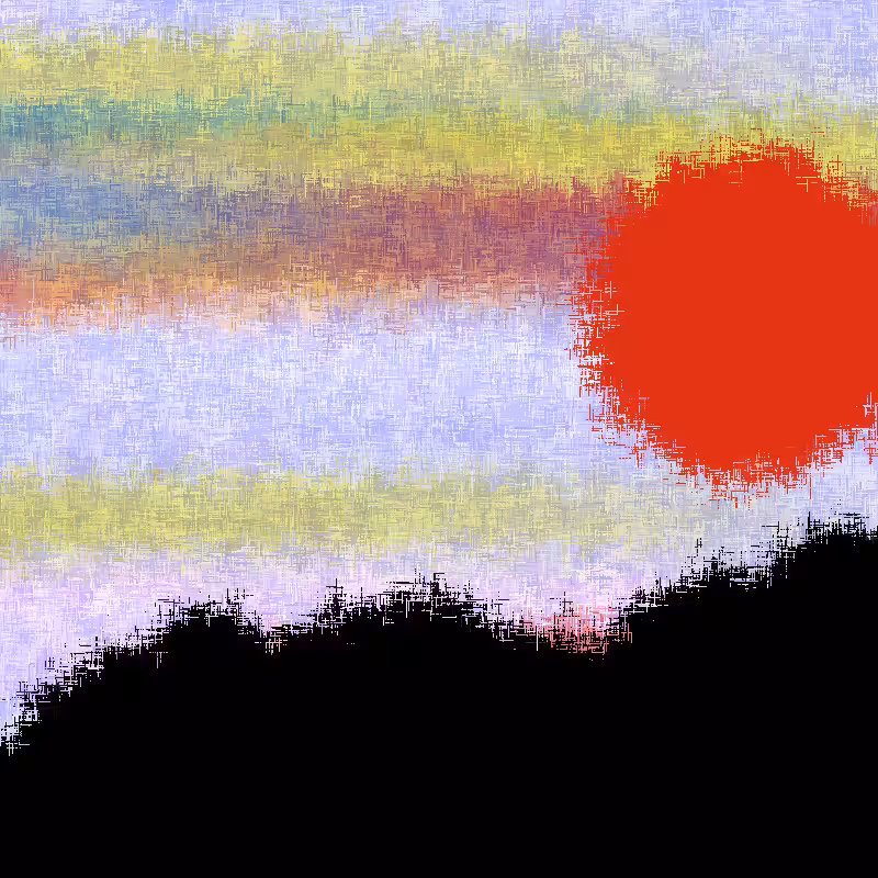 Sunset in memory #21