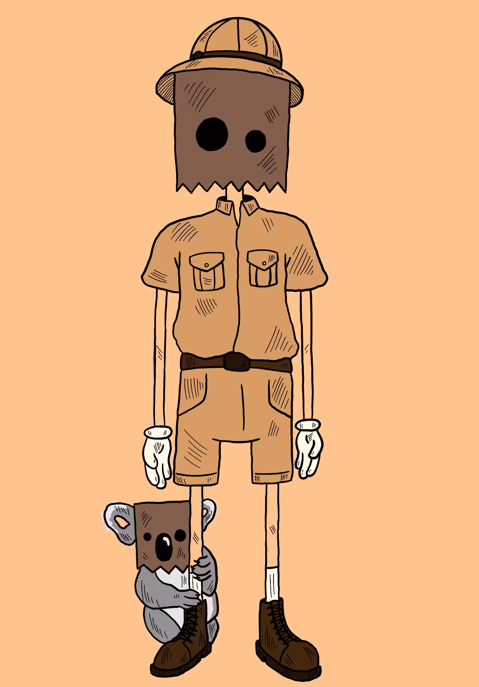 Safari baghead