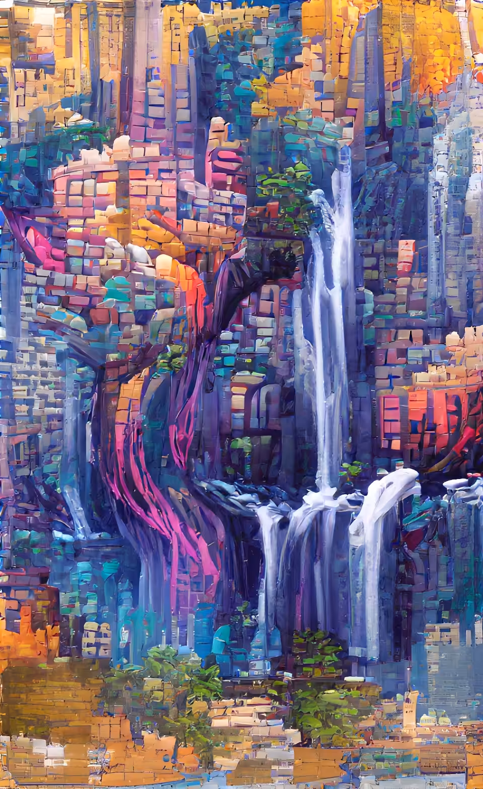 Katrin Appleseen: AMUSING WATERFALL
