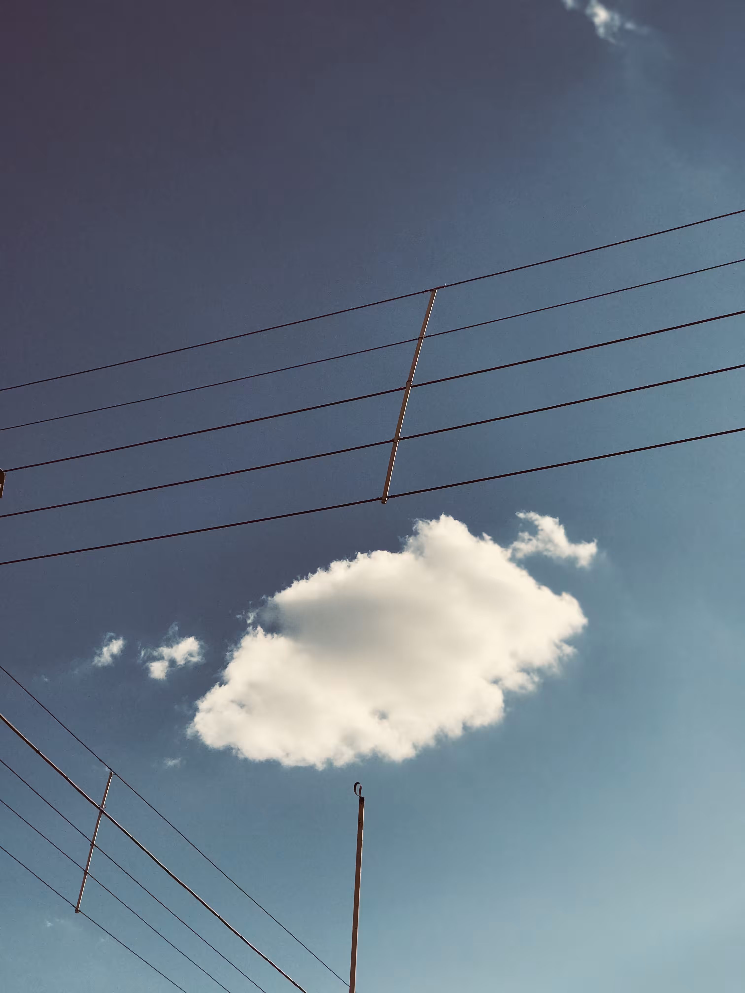 Cloud in fence