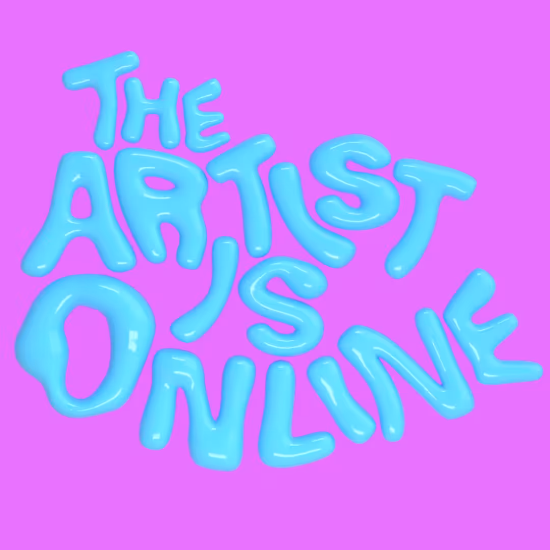 The Artist is Online (Purple)
