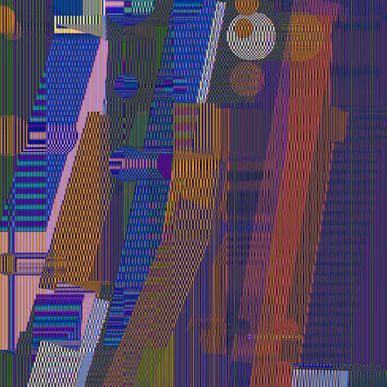 Technicolor Winter (after dead flowers) #34