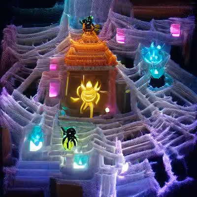 Glowing Spider Temple