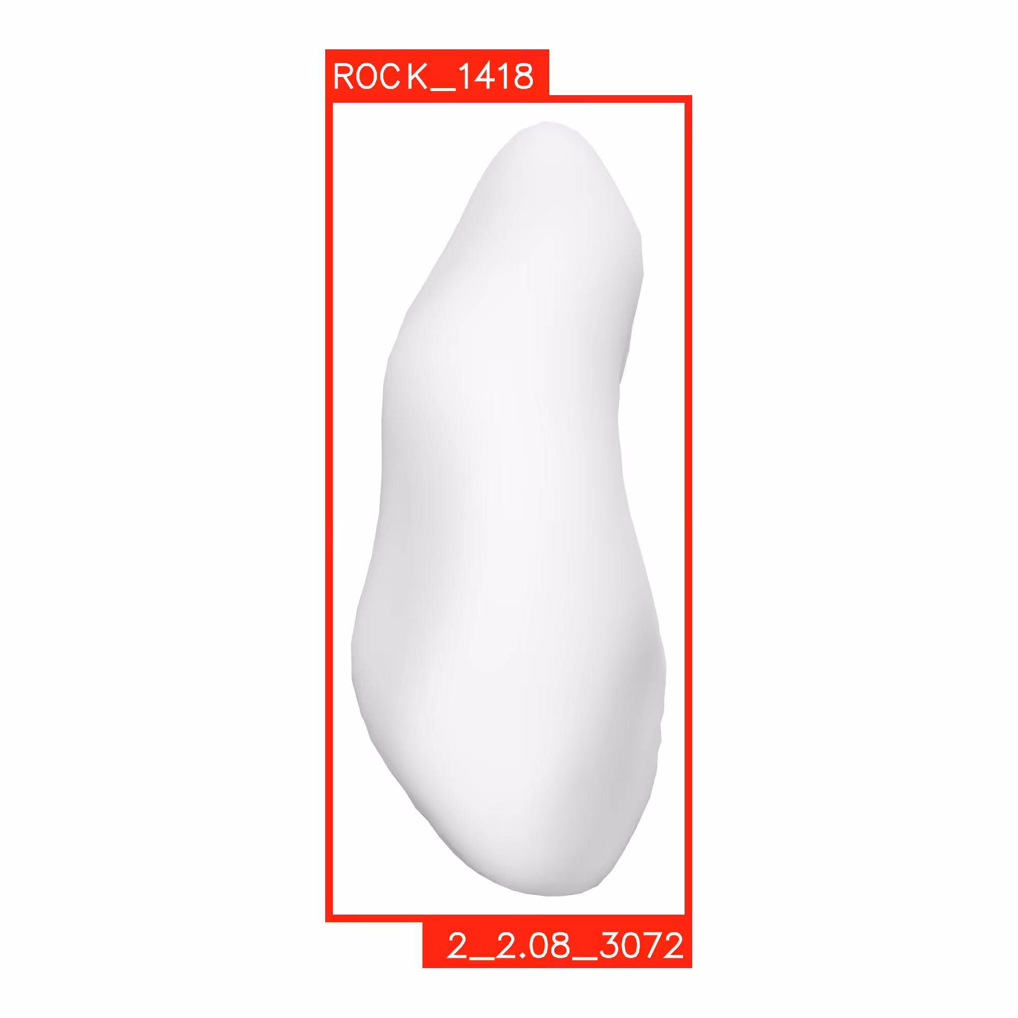 UNSHADED ROCKS: ROCK 1418