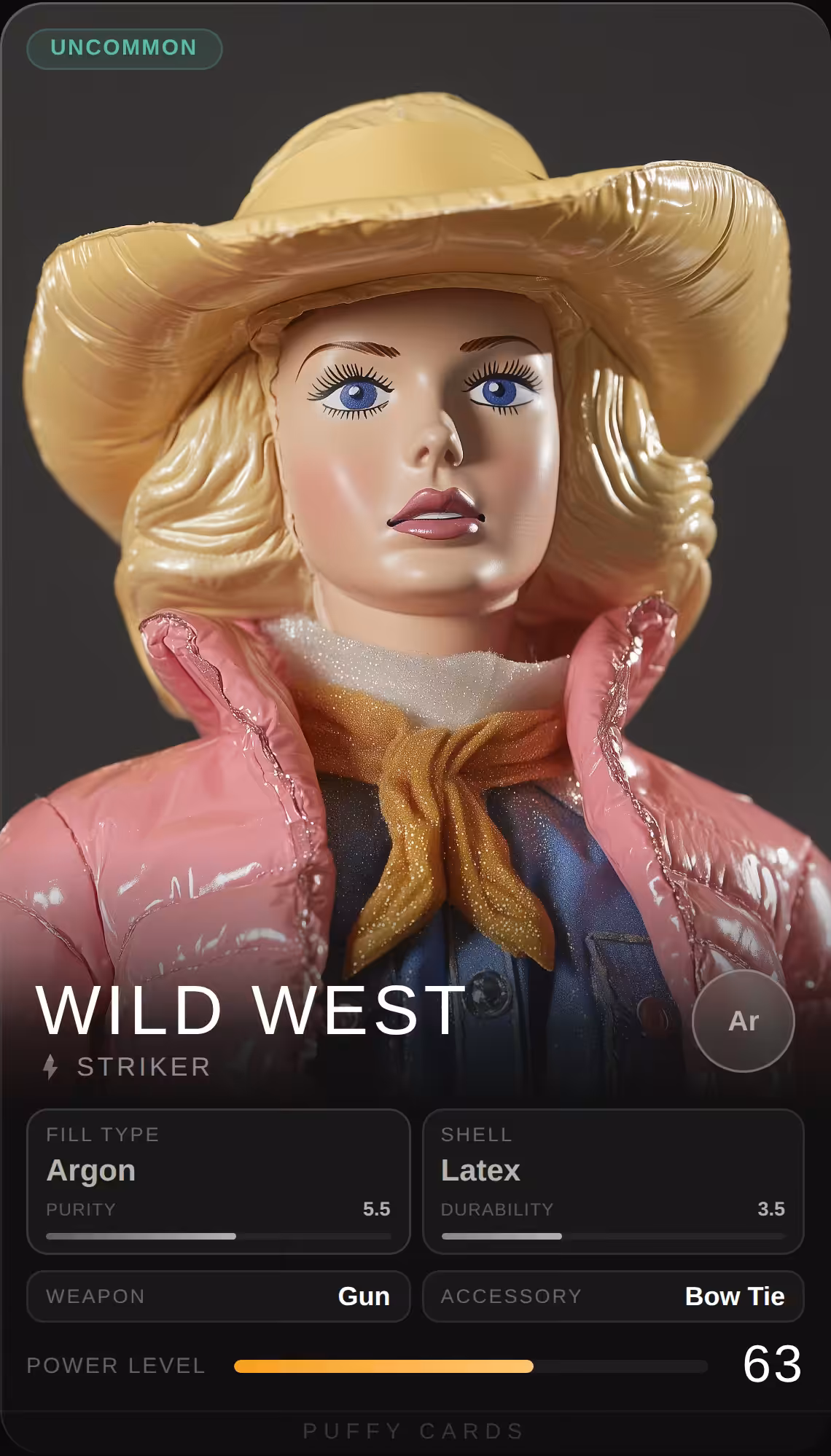 Puffy Cards: Wild West