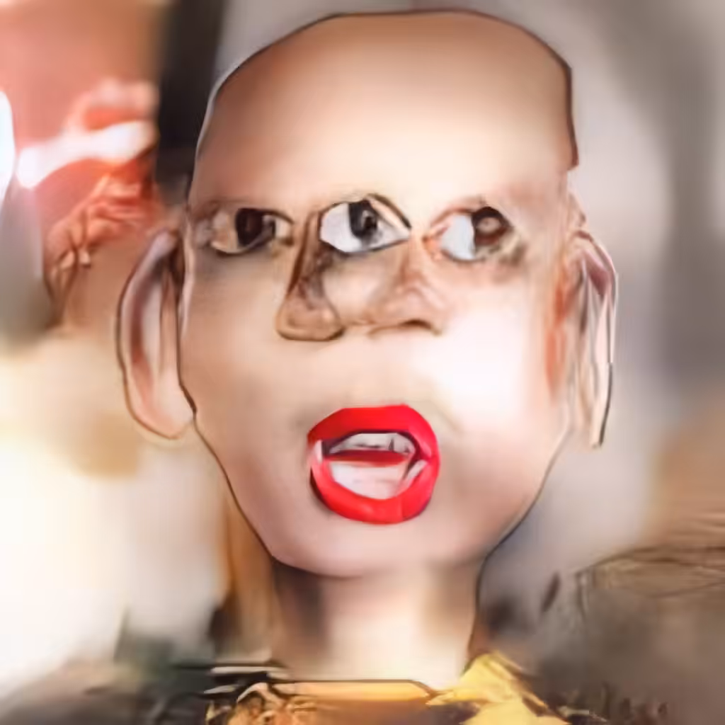 Freaky Faces 47 of 50 - Zip it Sally