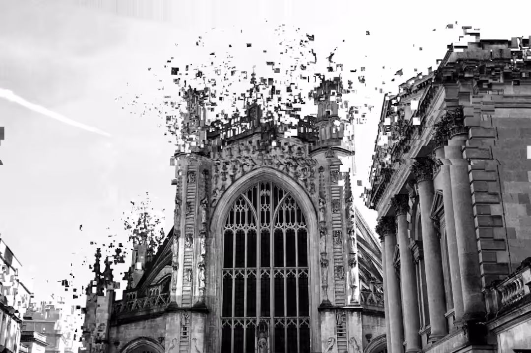 Pixel Destroyed Bath Cathedral