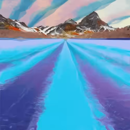 Generated Glitch Landscape #182