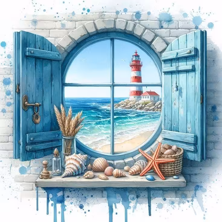 A Window to Tranquility and Beauty