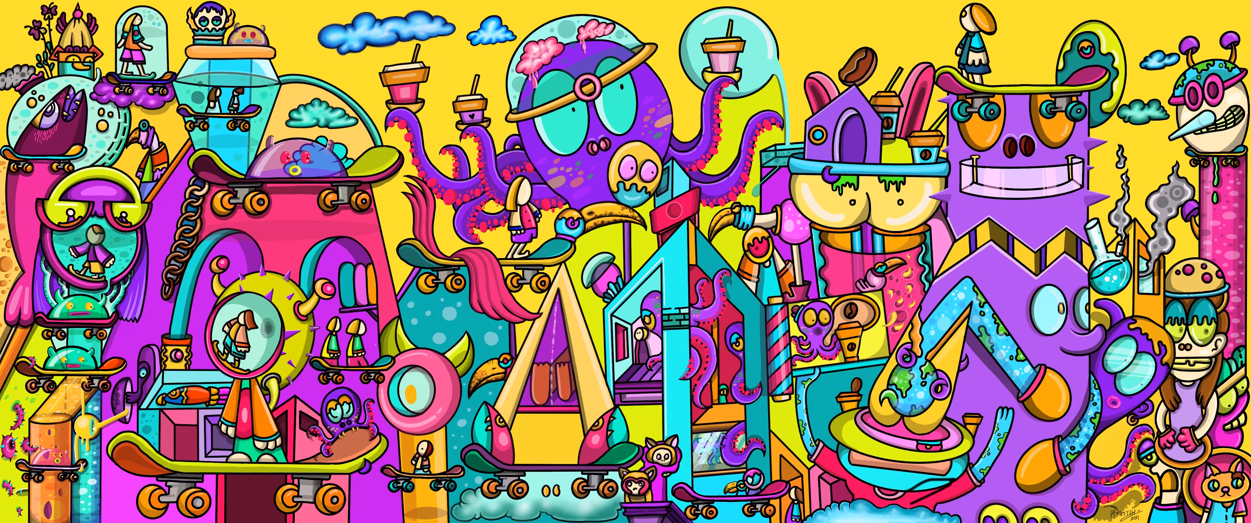 Happy Skateboarding Land