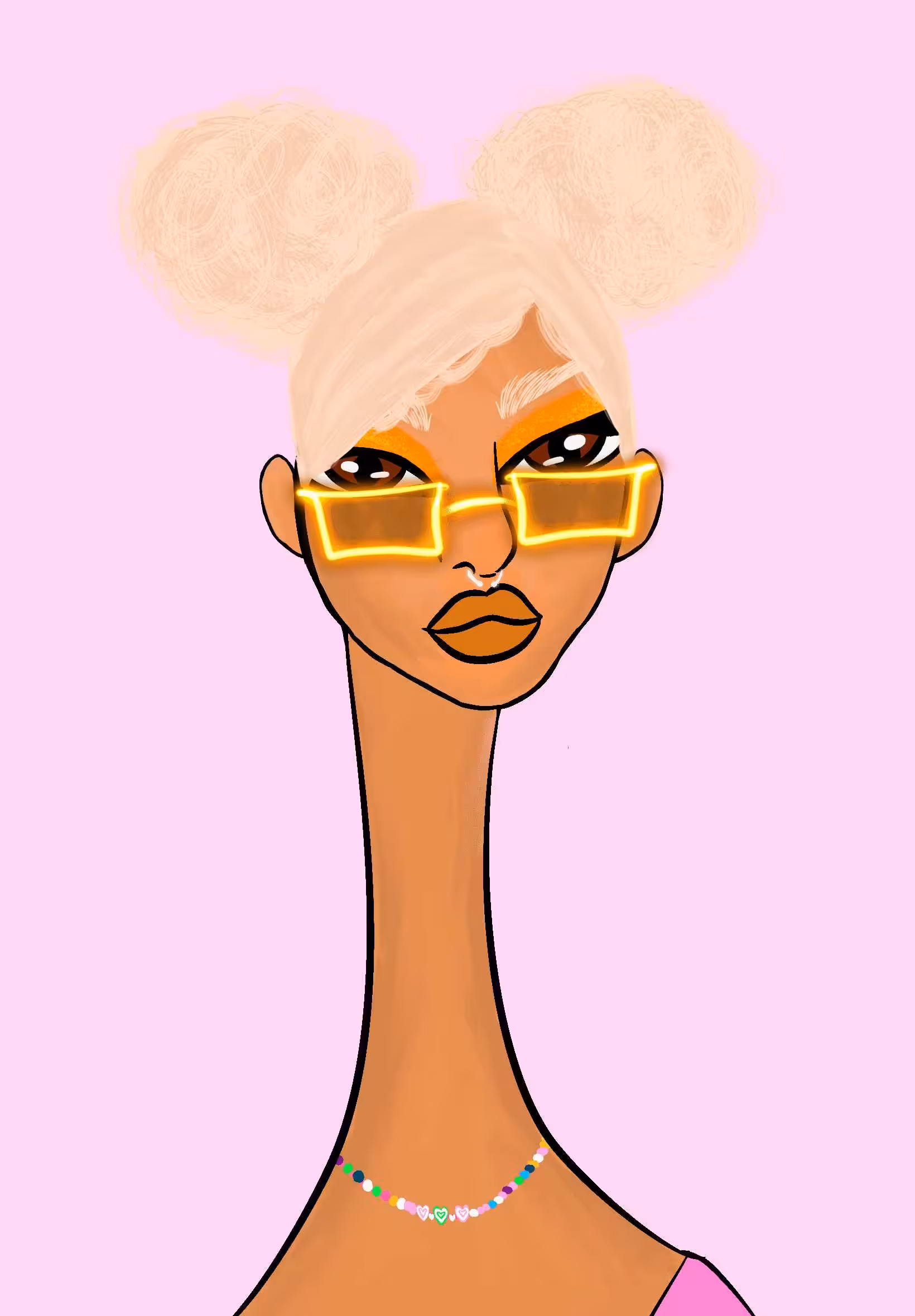 Long Neckie Ladies: Long Neckie Lady #1663