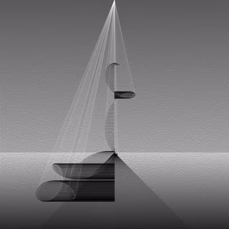 Meditating Lines #8