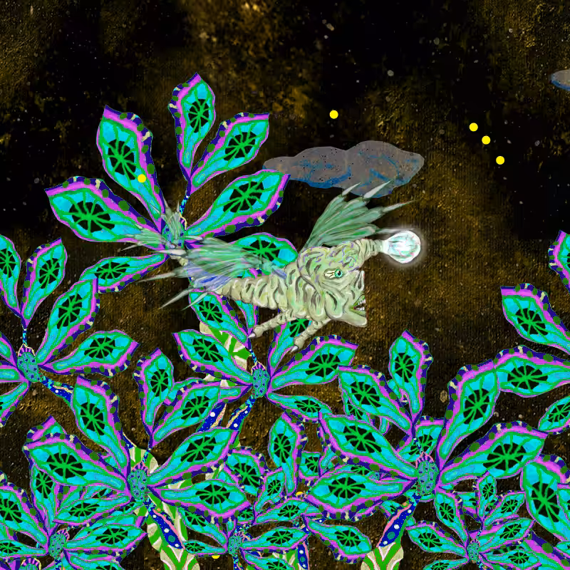 Fireflies and Flower Gardens #105