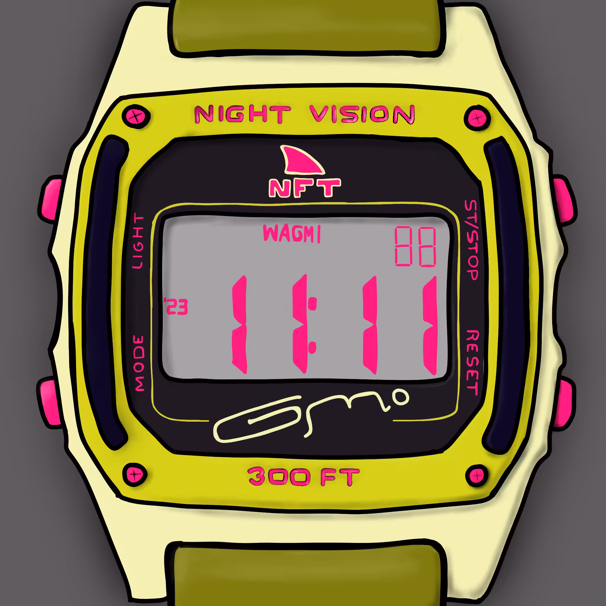 Make a Wish NFT Watch - Colorway #46