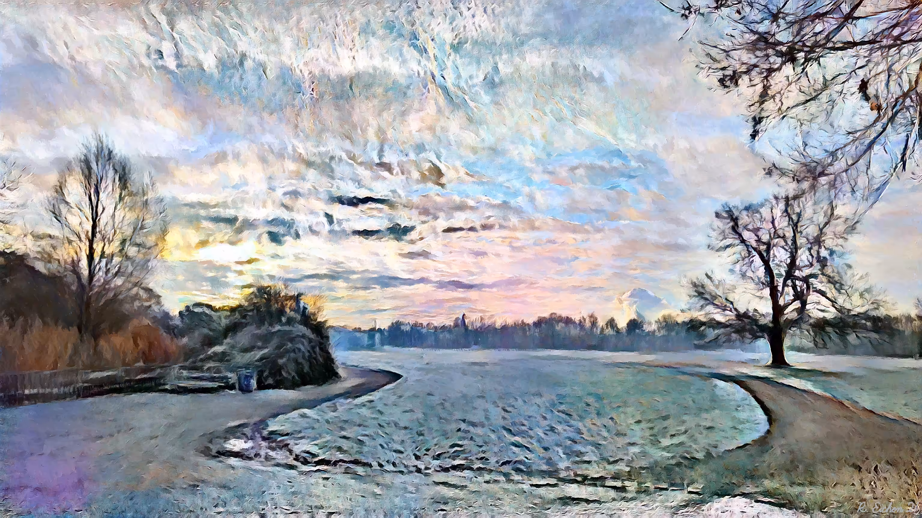 Winter park landscape II - Xmas Edition