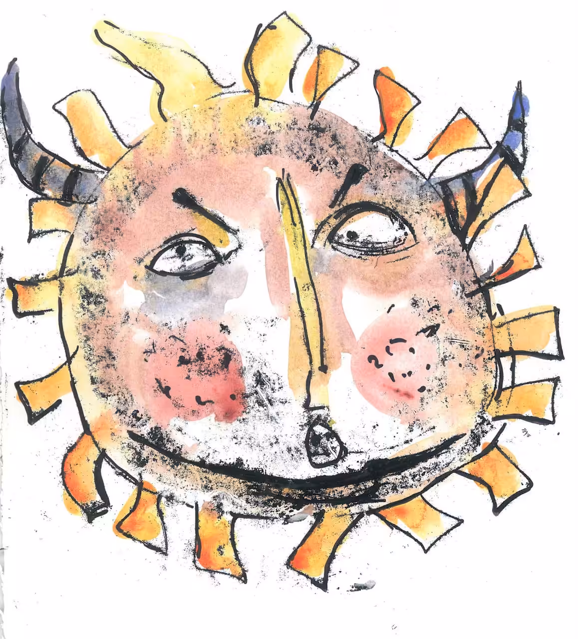 fiery face