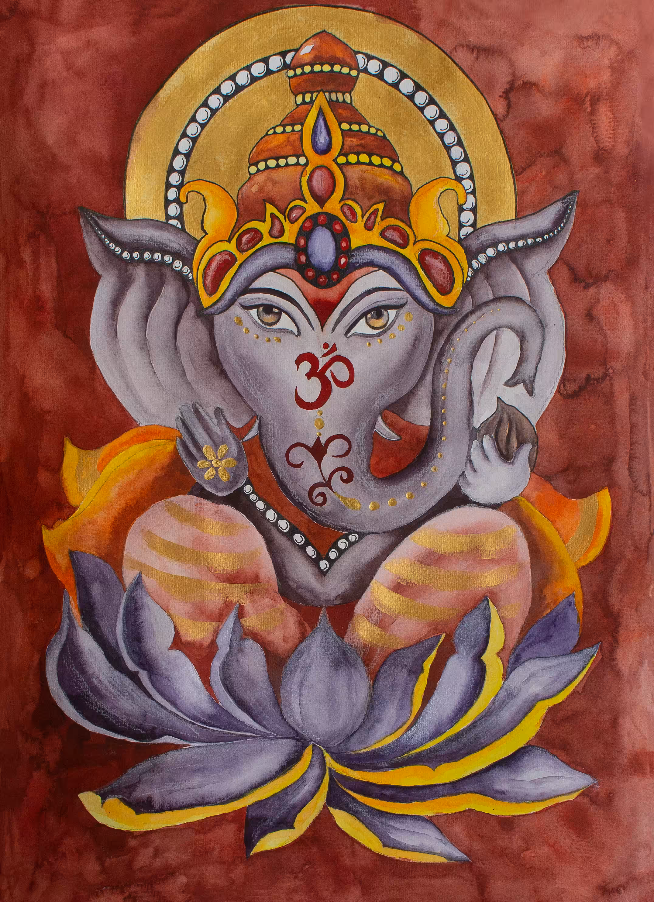 Ganesha is a lover sweets