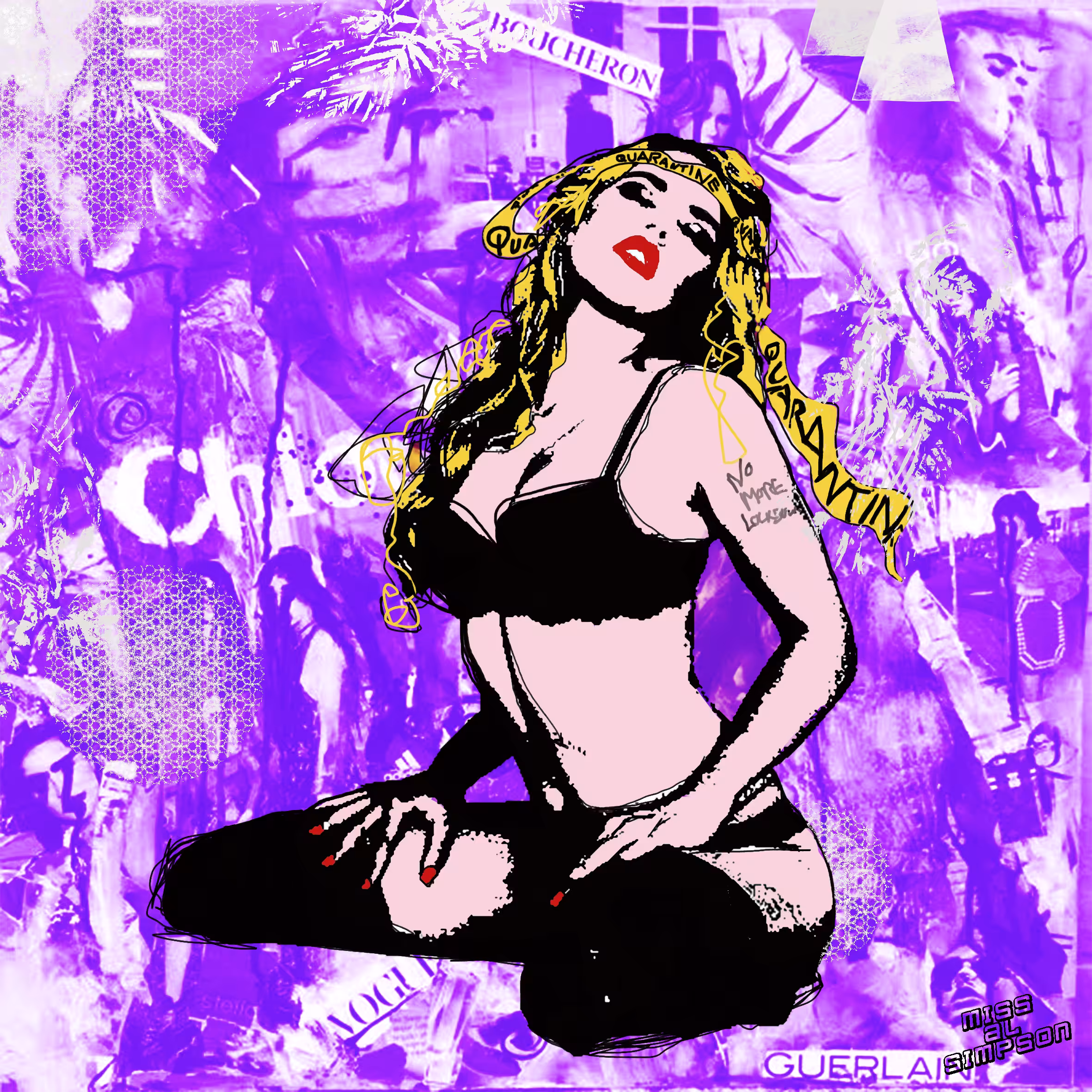 QUARANTINE BLONDE (PURPLE)