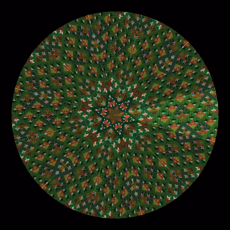 Binary kaleidoscope #43