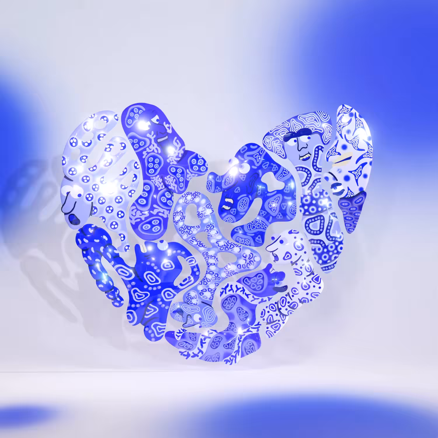 Blue Heart - Creature Swarms