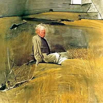 Portrait of Andrew Wyeth