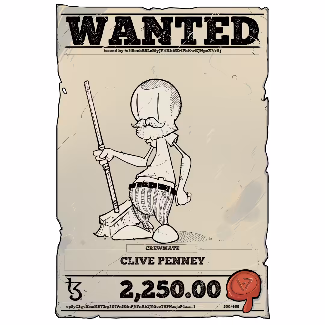 CLIVE PENNEY | TEZOS PIRATE 500/666