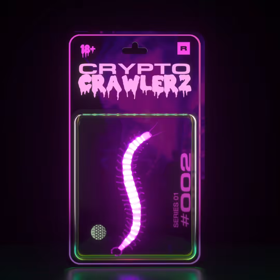  CryptoCrawlerz - Series 01 - #002 - Skweebo