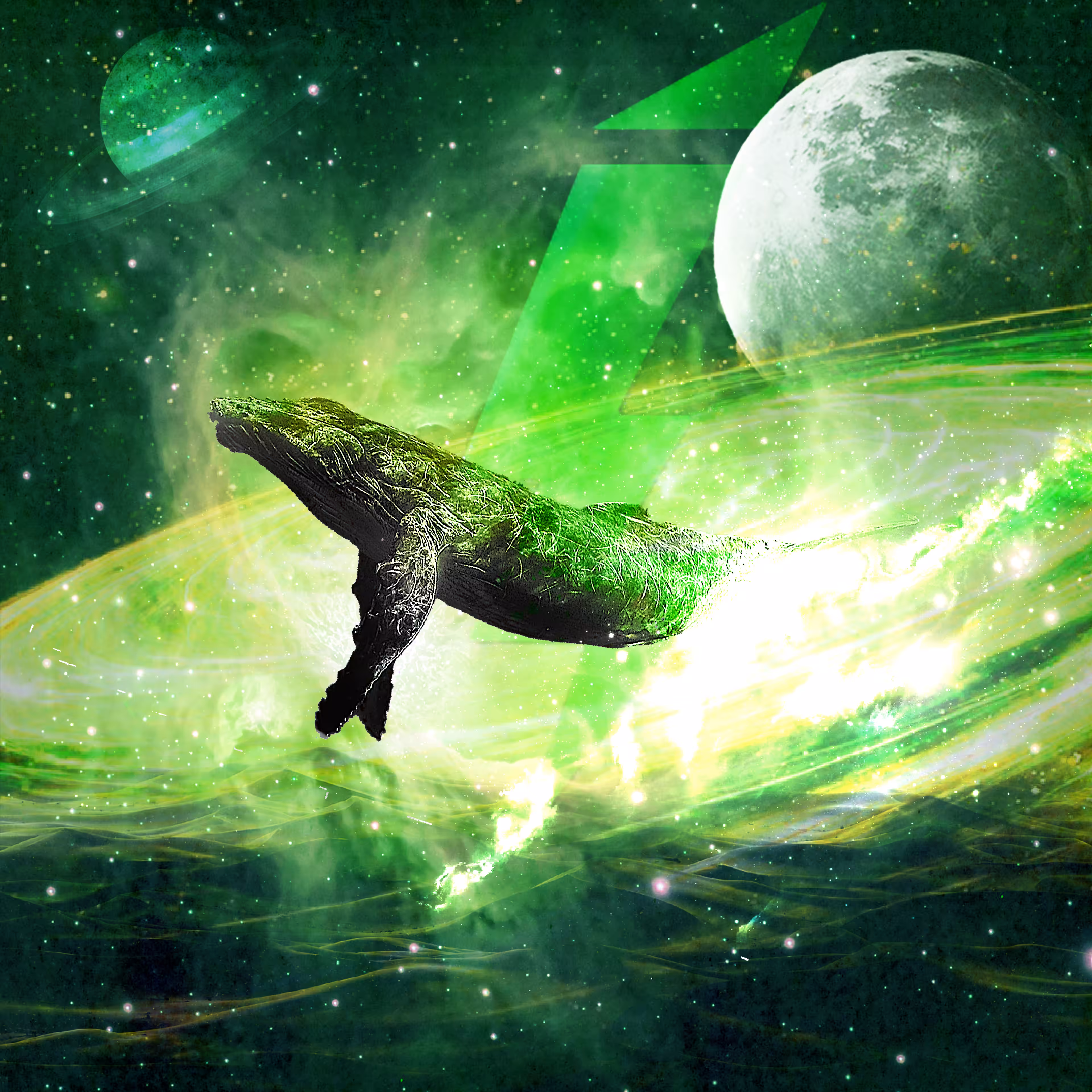 Green Insta Whale