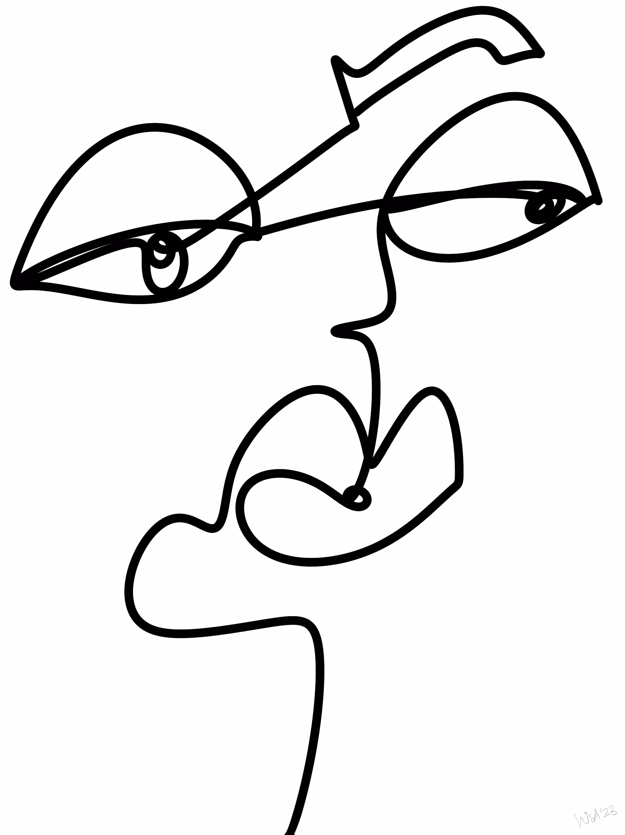 Face Of Arts - B&W 001