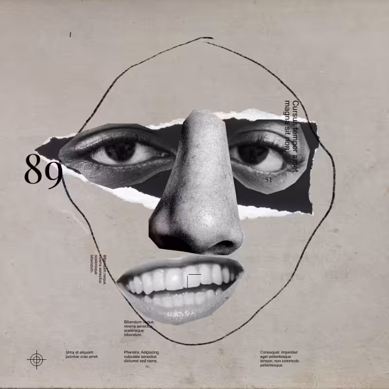 Collage faces #25