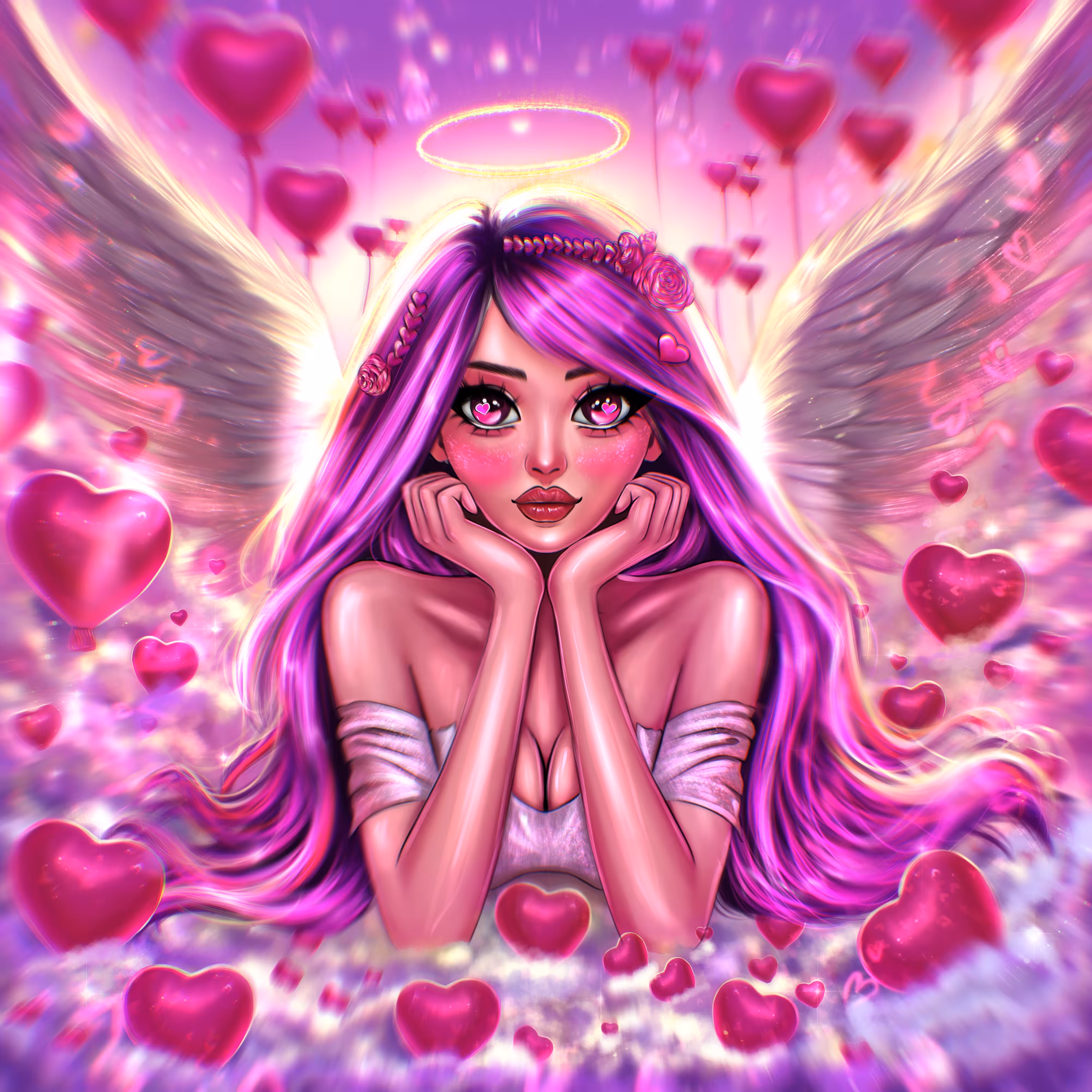 Purple love angel 💜