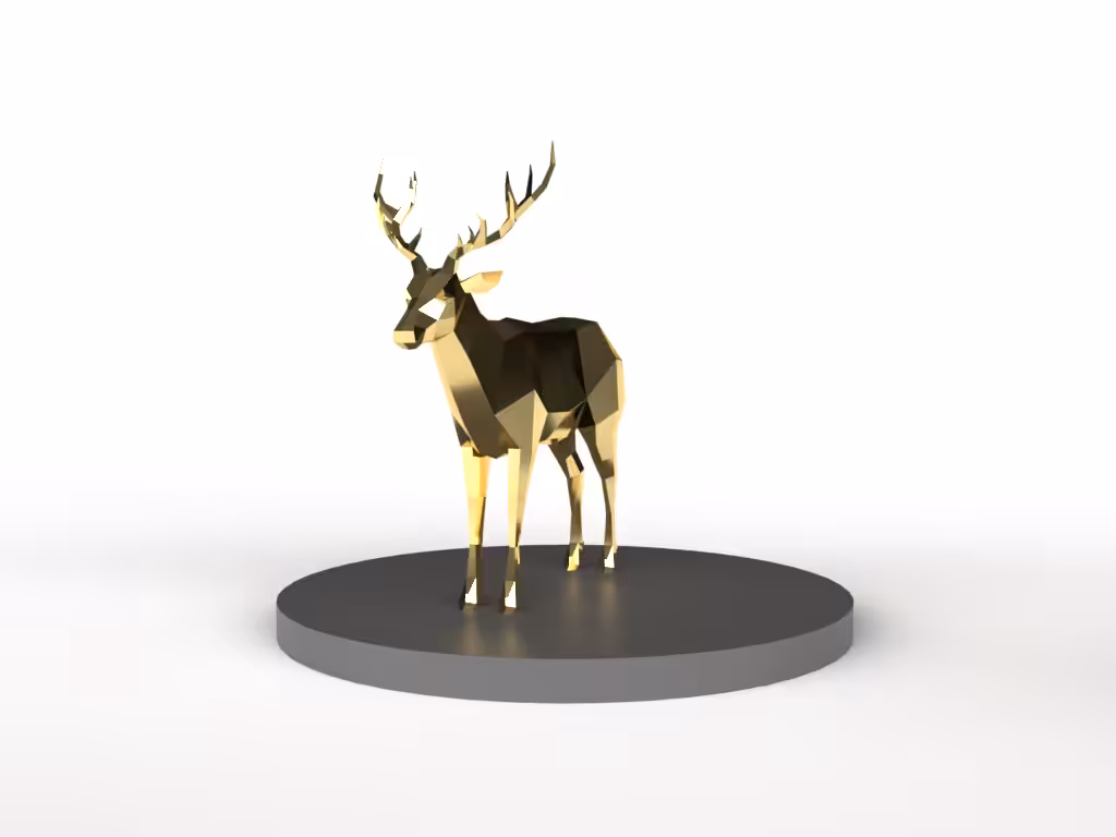 Deer (Gold)