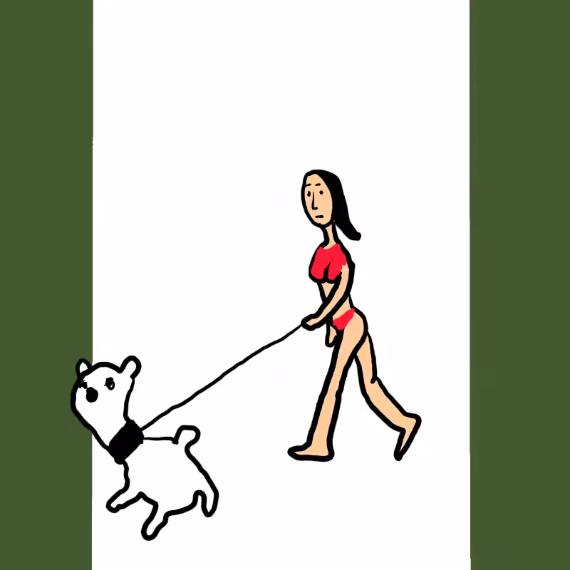 wALKING A DOG #66