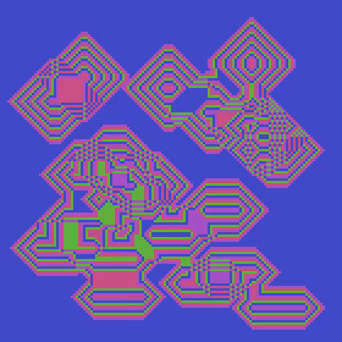 Superimposed Octagonal Pyramids #99