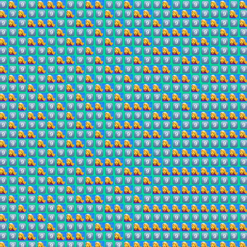 Elementary Cellular Emoji Automata #2