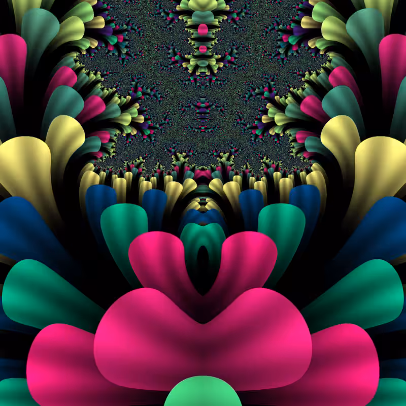 Fractal Flower #253