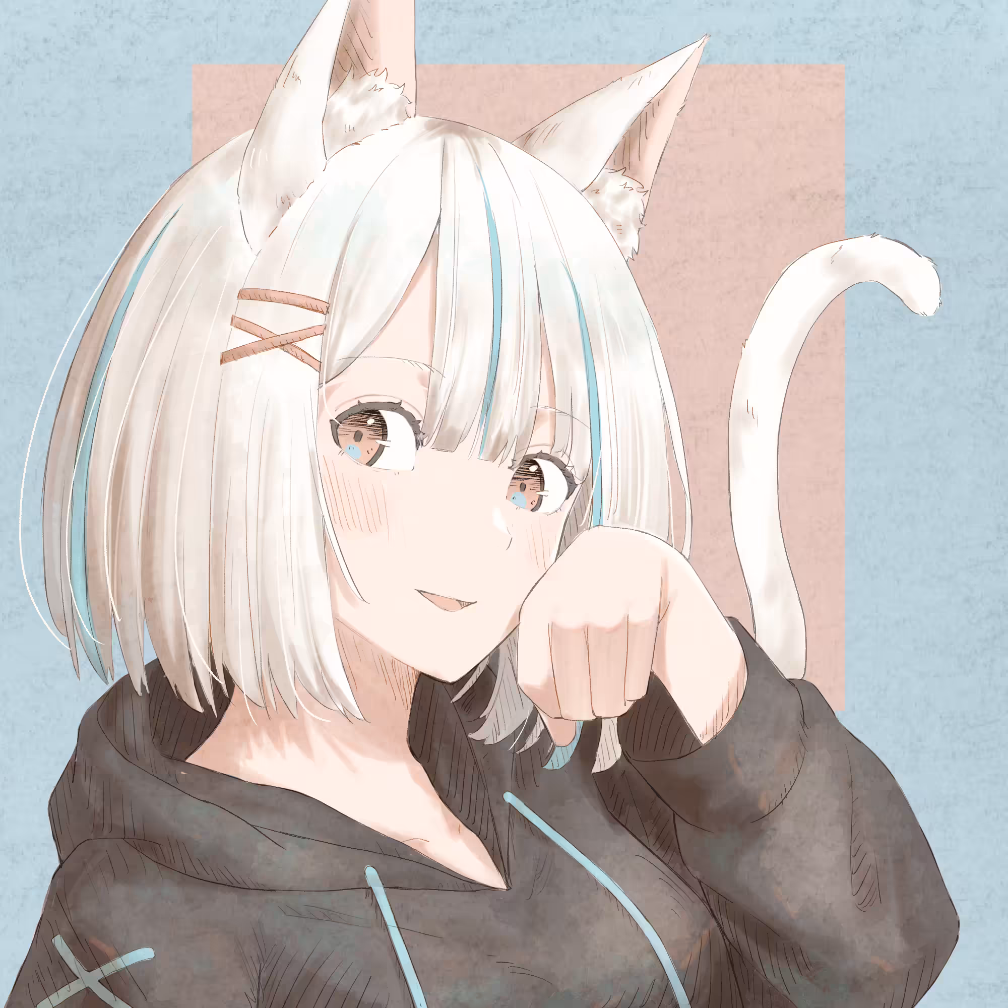 Furry Girl 002 "White cat girl"